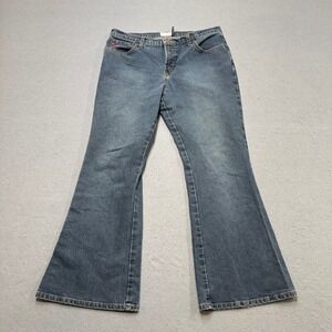 Y2K Bluenotes Jeans Women's 32x28 Blue Mid Rise Denim Stretch Medium Wash Canada
